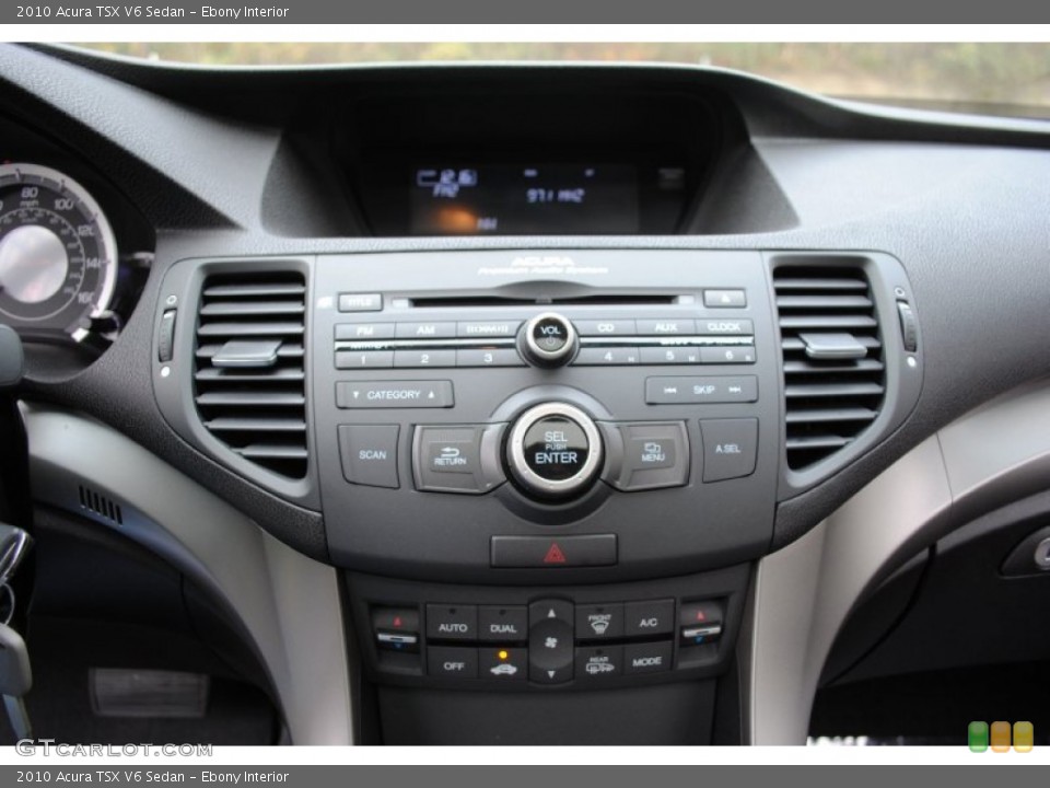 Ebony Interior Controls for the 2010 Acura TSX V6 Sedan #56360845