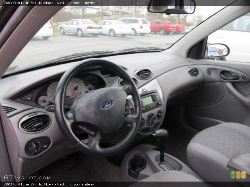 Medium Graphite Interior Dashboard for the 2003 Ford Focus ZX5 Hatchback #56361859