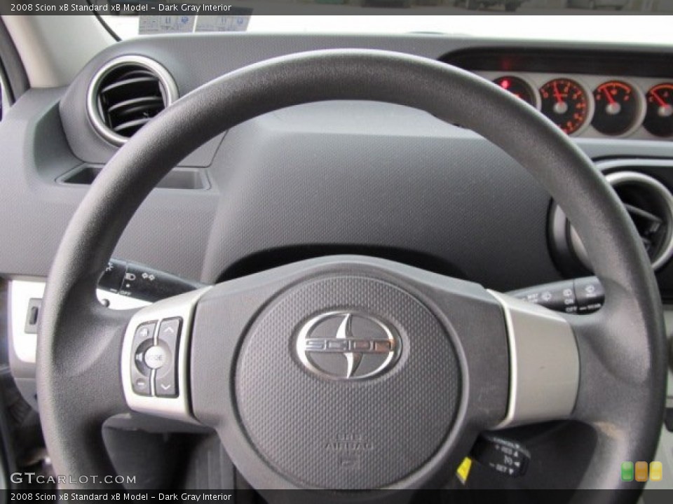 Dark Gray Interior Steering Wheel for the 2008 Scion xB  #56362174