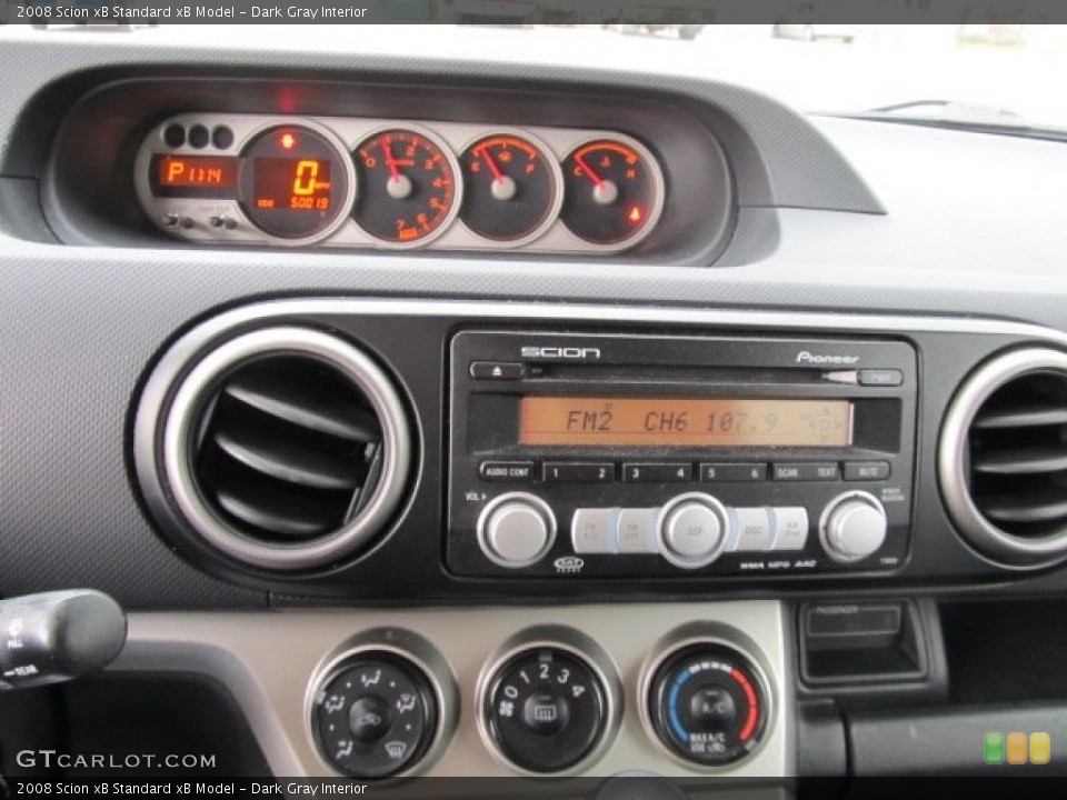 Dark Gray Interior Gauges for the 2008 Scion xB  #56362220