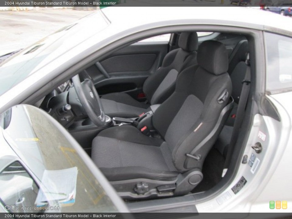 Black Interior Photo for the 2004 Hyundai Tiburon  #56362324