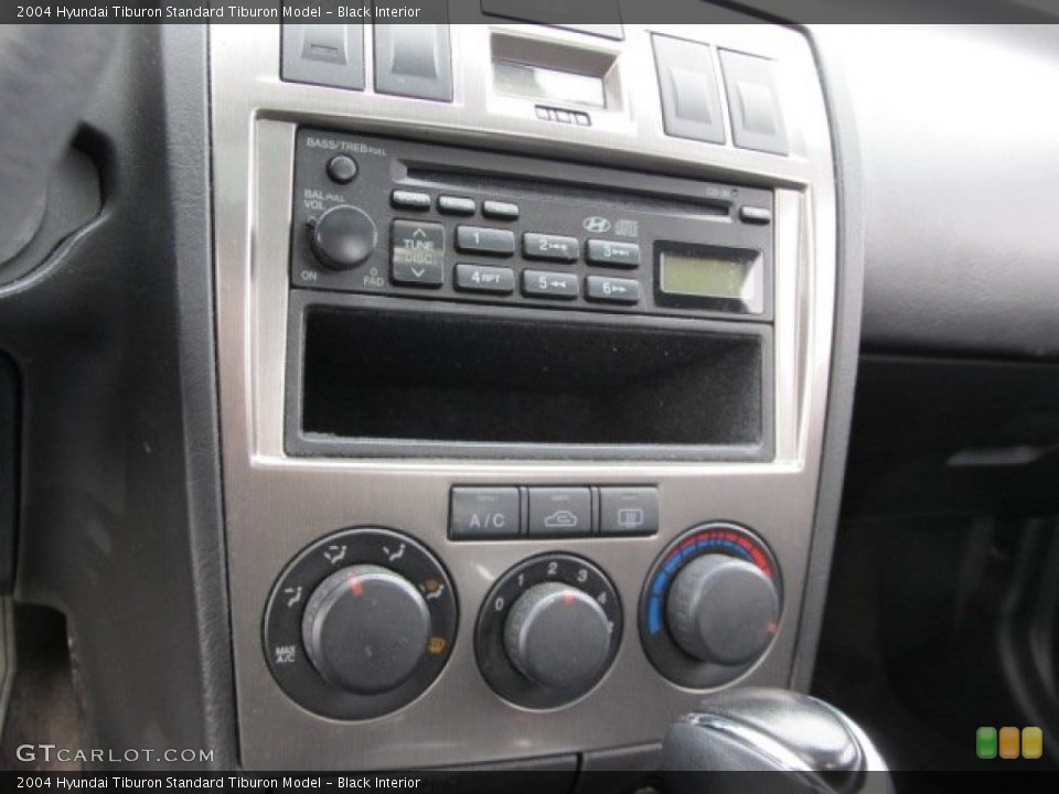 Black Interior Audio System for the 2004 Hyundai Tiburon  #56362340