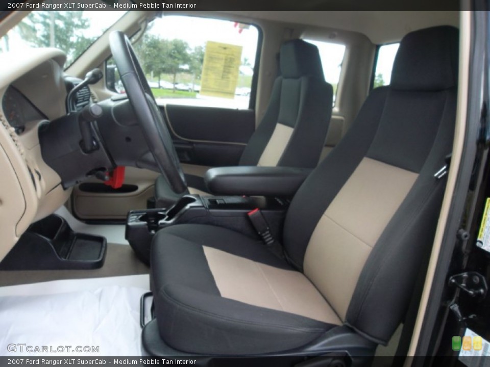 Medium Pebble Tan Interior Photo for the 2007 Ford Ranger XLT SuperCab #56364024