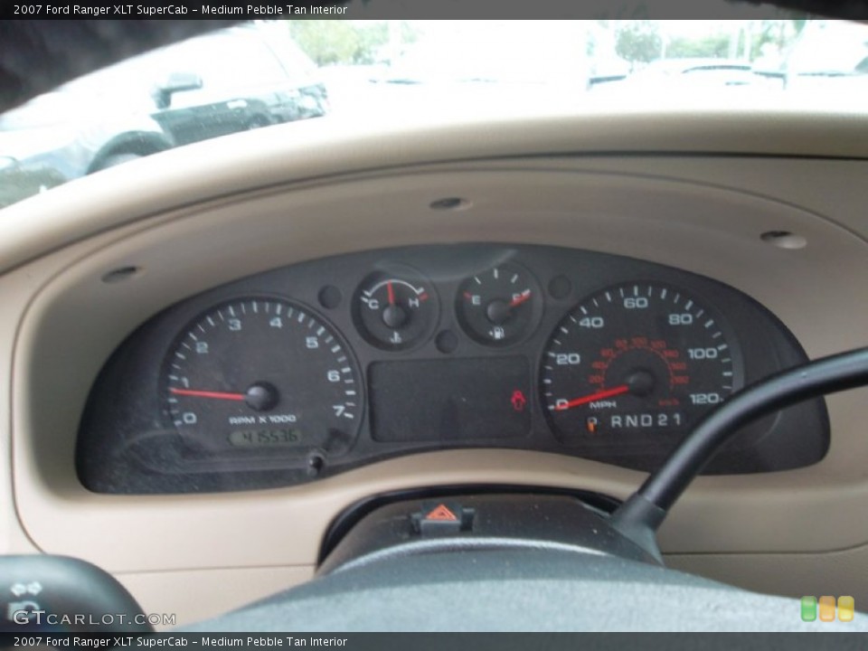 Medium Pebble Tan Interior Gauges for the 2007 Ford Ranger XLT SuperCab #56364139