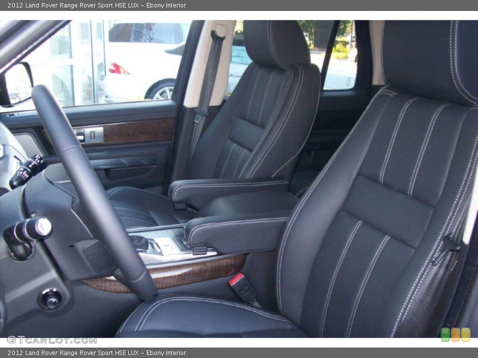 Ebony Interior Photo for the 2012 Land Rover Range Rover Sport HSE LUX #56365906