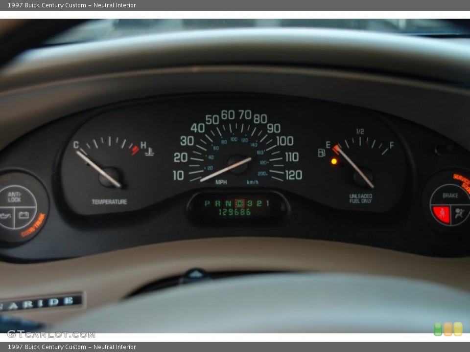 Neutral Interior Gauges for the 1997 Buick Century Custom #56365969