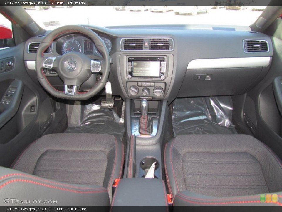 Titan Black Interior Dashboard for the 2012 Volkswagen Jetta GLI #56367562