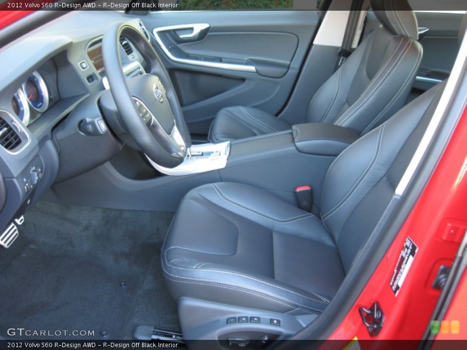 R-Design Off Black Interior Photo for the 2012 Volvo S60 R-Design AWD #56367691