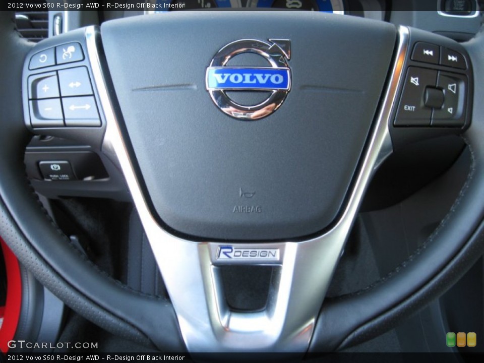 R-Design Off Black Interior Steering Wheel for the 2012 Volvo S60 R-Design AWD #56367814