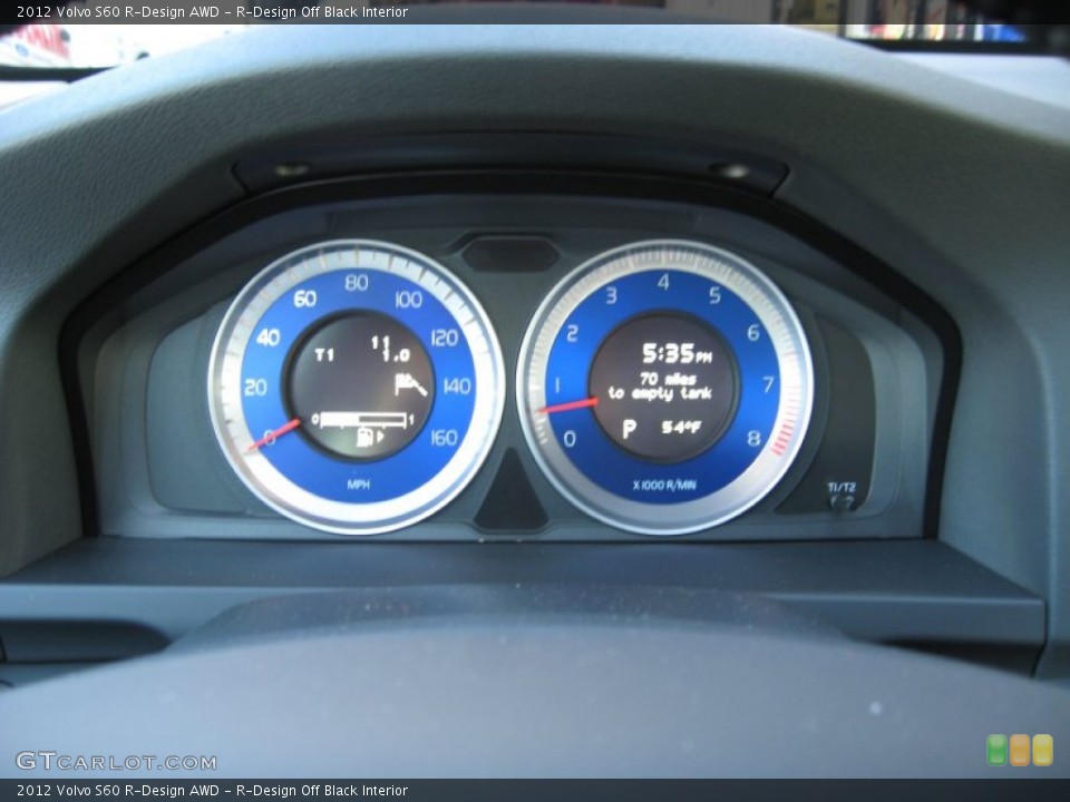 R-Design Off Black Interior Gauges for the 2012 Volvo S60 R-Design AWD #56367823