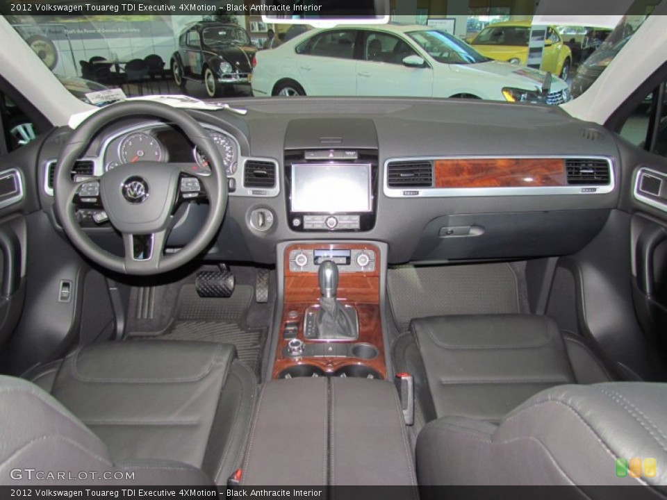 Black Anthracite Interior Dashboard for the 2012 Volkswagen Touareg TDI Executive 4XMotion #56368291