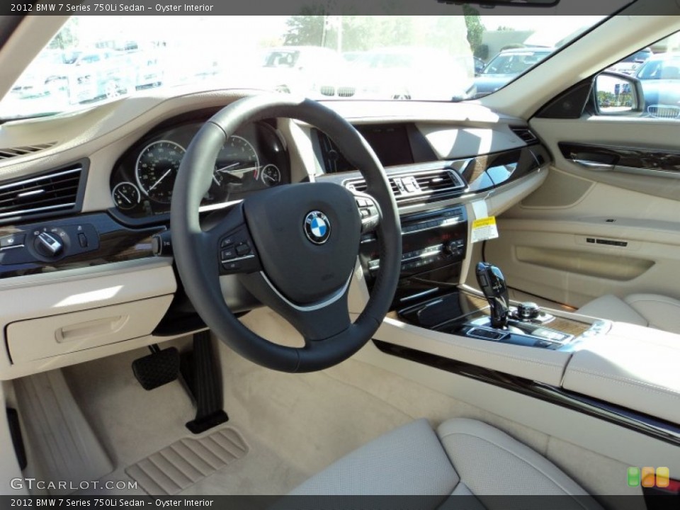 Oyster Interior Dashboard for the 2012 BMW 7 Series 750Li Sedan #56371000