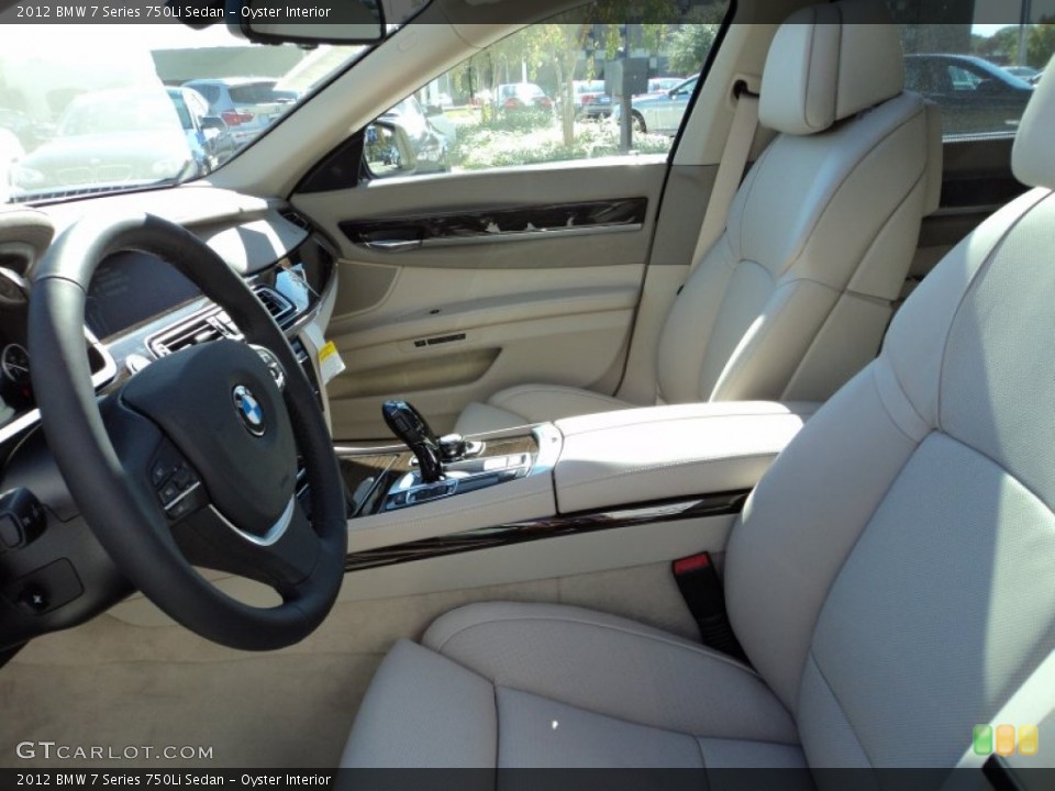 Oyster Interior Photo for the 2012 BMW 7 Series 750Li Sedan #56371009