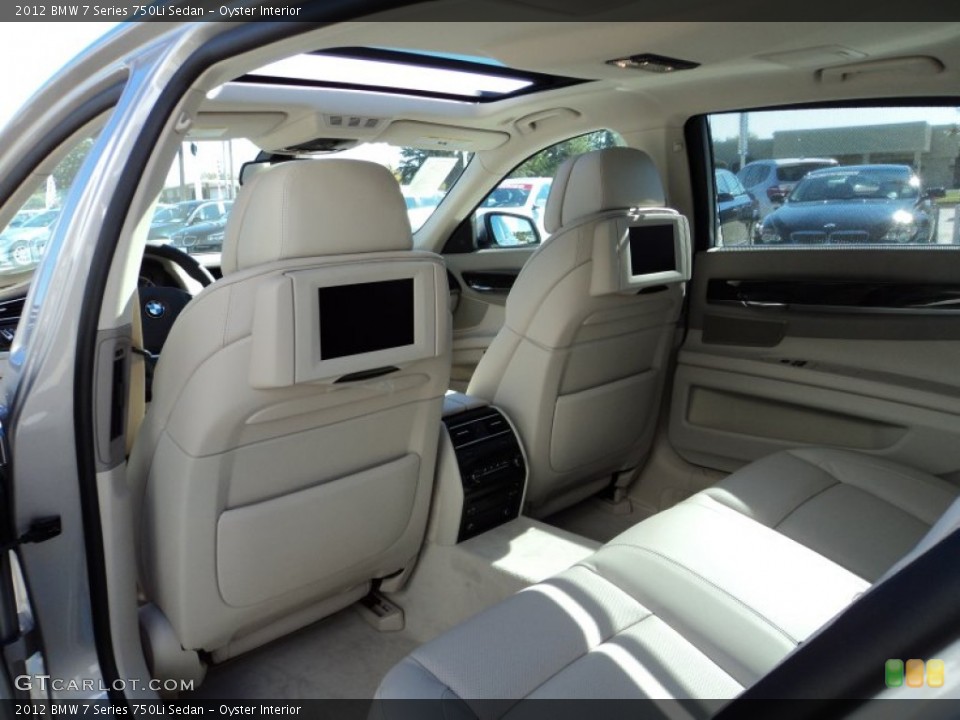 Oyster Interior Photo for the 2012 BMW 7 Series 750Li Sedan #56371111