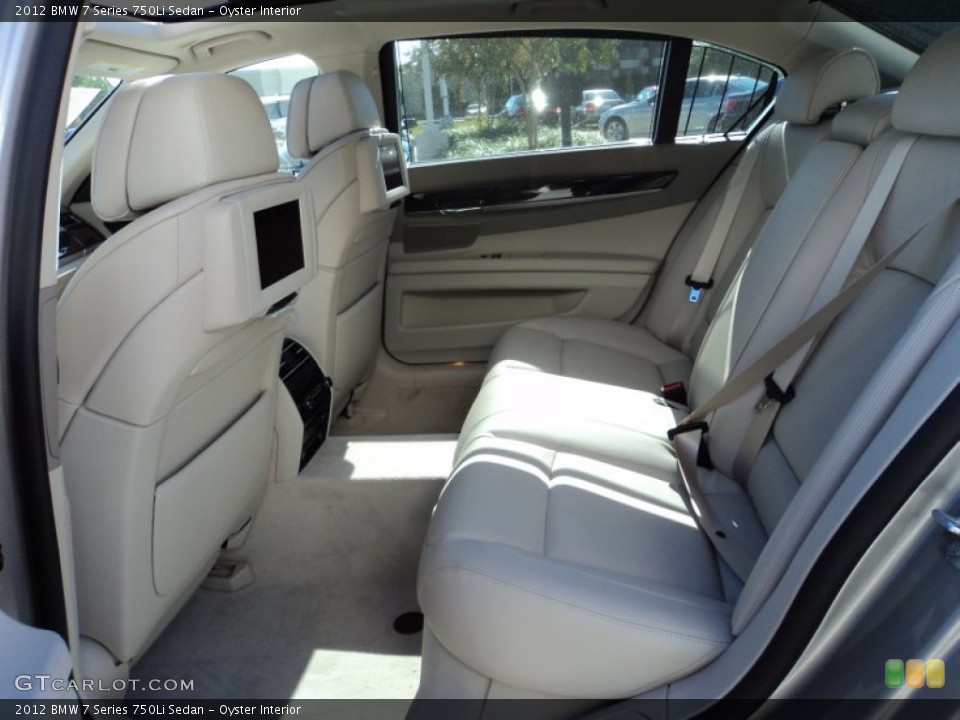 Oyster Interior Photo for the 2012 BMW 7 Series 750Li Sedan #56371120