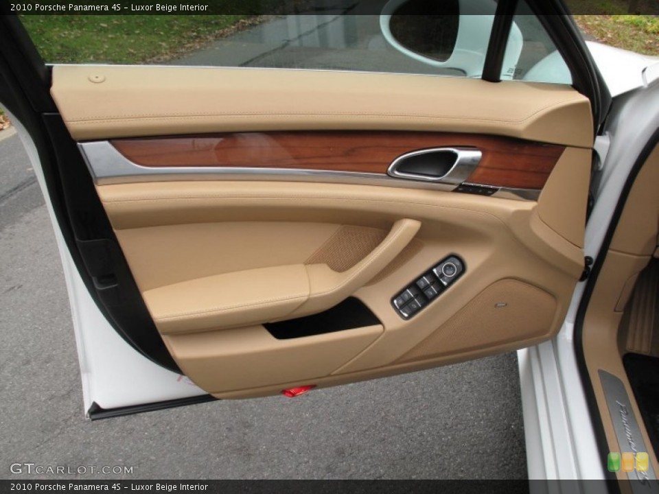 Luxor Beige Interior Door Panel for the 2010 Porsche Panamera 4S #56371909