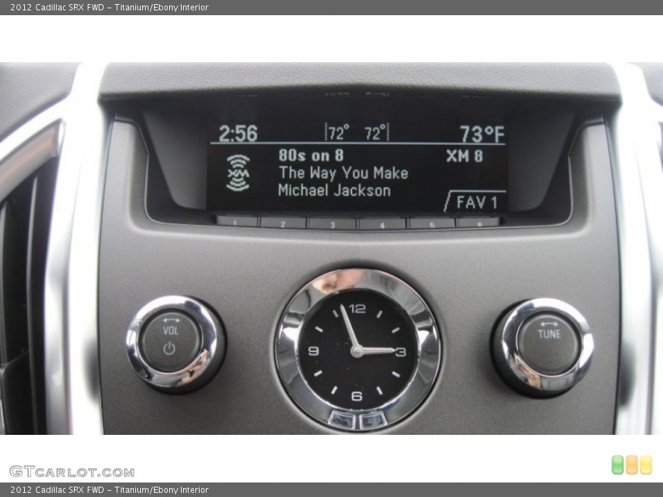 Titanium/Ebony Interior Controls for the 2012 Cadillac SRX FWD #56373100