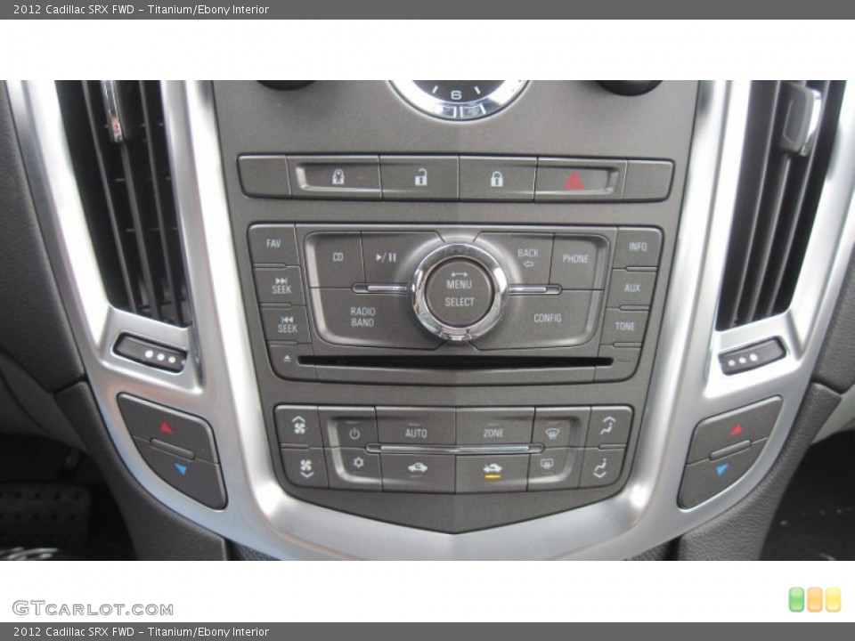 Titanium/Ebony Interior Controls for the 2012 Cadillac SRX FWD #56373109