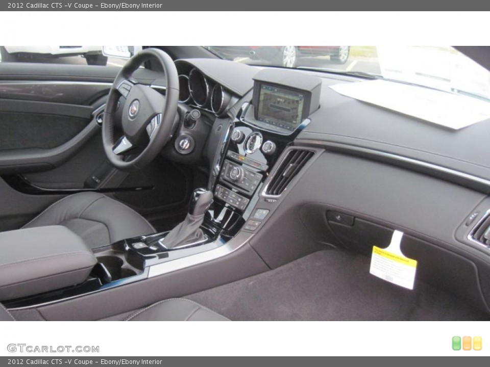 Ebony/Ebony Interior Dashboard for the 2012 Cadillac CTS -V Coupe #56373319