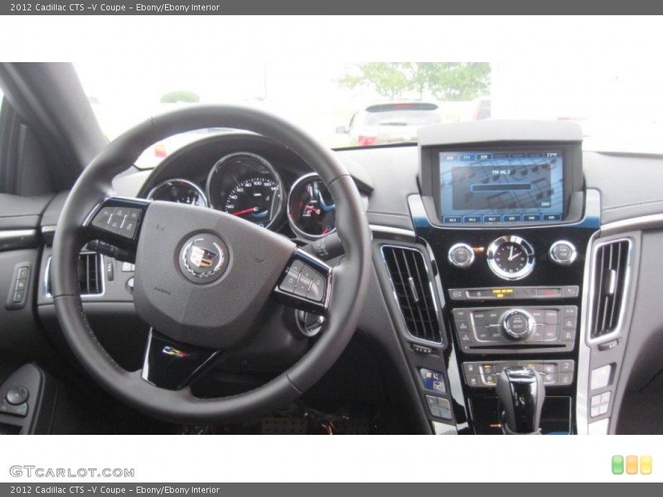 Ebony/Ebony Interior Dashboard for the 2012 Cadillac CTS -V Coupe #56373343