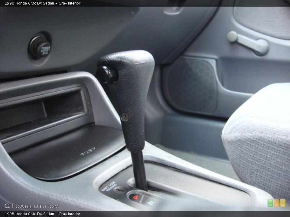 Gray Interior Transmission for the 1998 Honda Civic DX Sedan #56374564