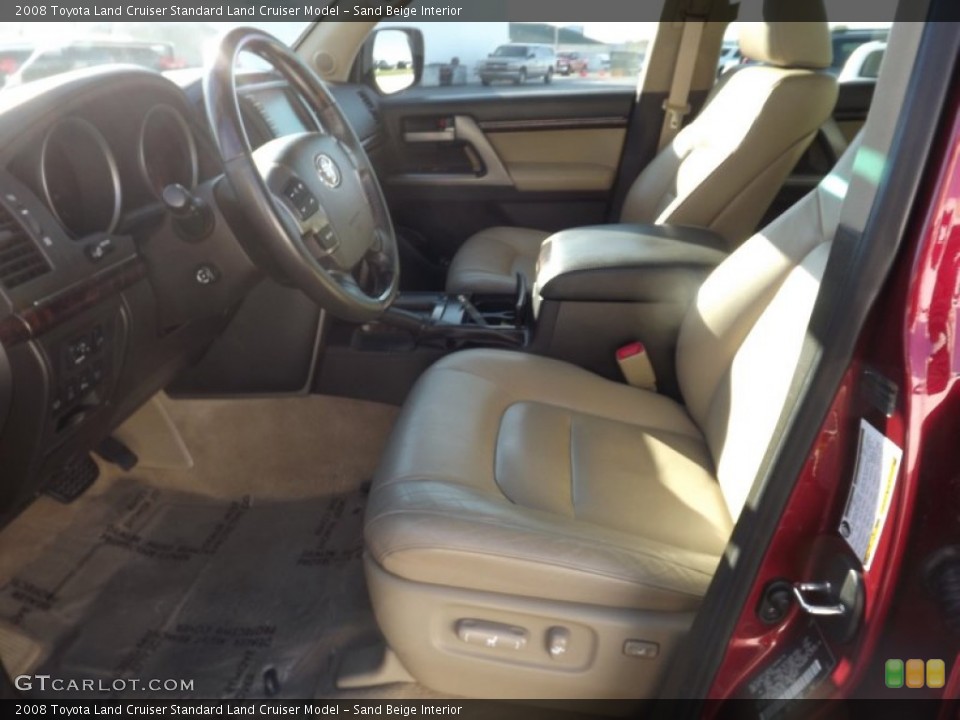 Sand Beige Interior Photo for the 2008 Toyota Land Cruiser  #56375605