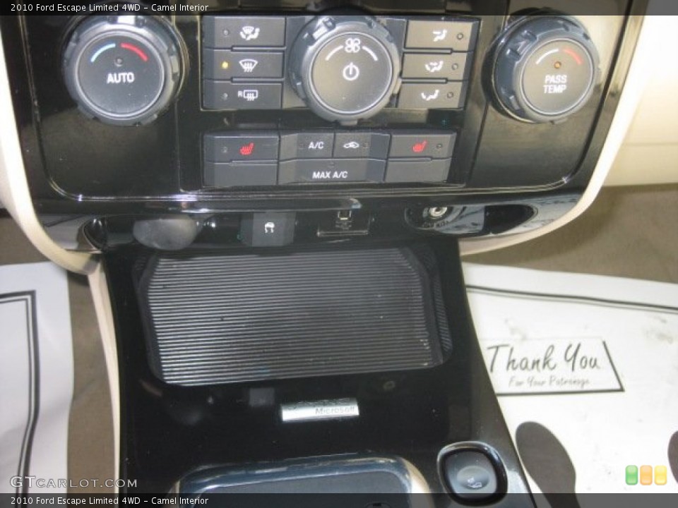 Camel Interior Controls for the 2010 Ford Escape Limited 4WD #56378596