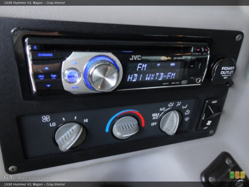 Gray Interior Controls for the 1998 Hummer H1 Wagon #56379082