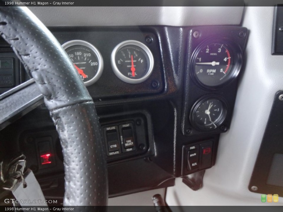 Gray Interior Gauges for the 1998 Hummer H1 Wagon #56379091