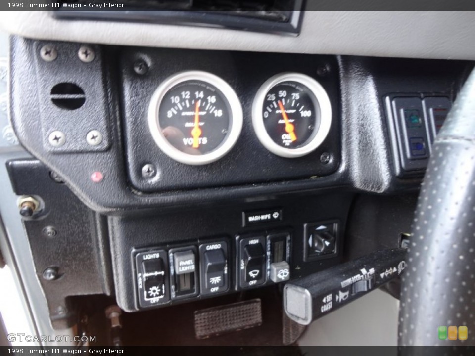 Gray Interior Gauges for the 1998 Hummer H1 Wagon #56379100