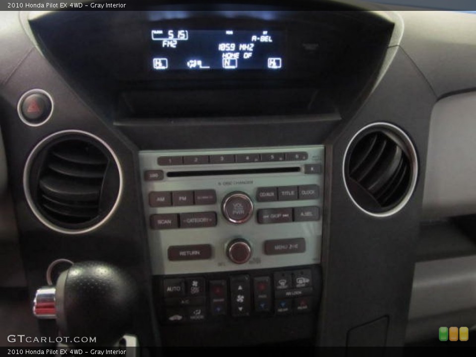 Gray Interior Controls for the 2010 Honda Pilot EX 4WD #56380078