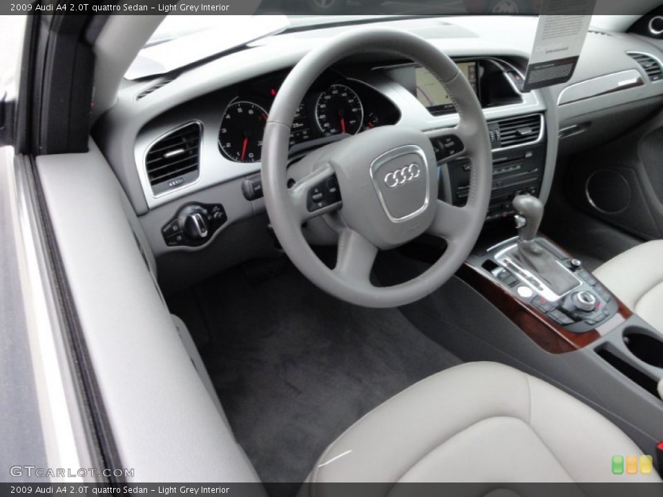 Light Grey Interior Dashboard for the 2009 Audi A4 2.0T quattro Sedan #56382136