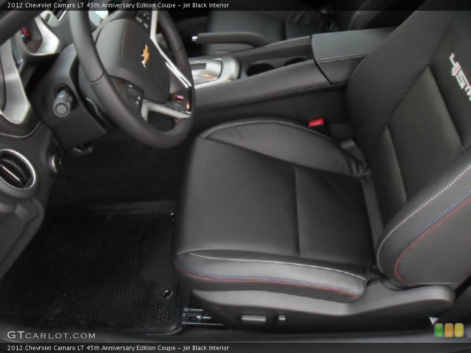 Jet Black Interior Photo for the 2012 Chevrolet Camaro LT 45th Anniversary Edition Coupe #56382286