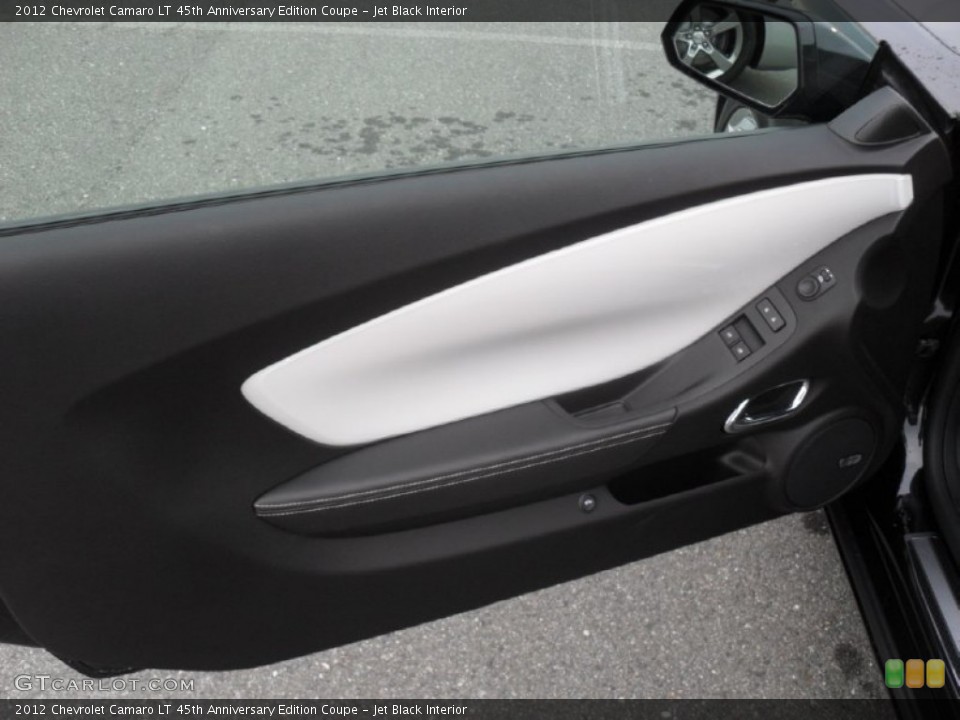 Jet Black Interior Door Panel for the 2012 Chevrolet Camaro LT 45th Anniversary Edition Coupe #56382295