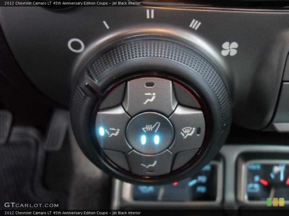 Jet Black Interior Controls for the 2012 Chevrolet Camaro LT 45th Anniversary Edition Coupe #56382304
