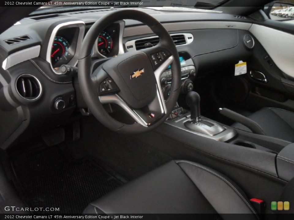 Jet Black Interior Prime Interior for the 2012 Chevrolet Camaro LT 45th Anniversary Edition Coupe #56382436