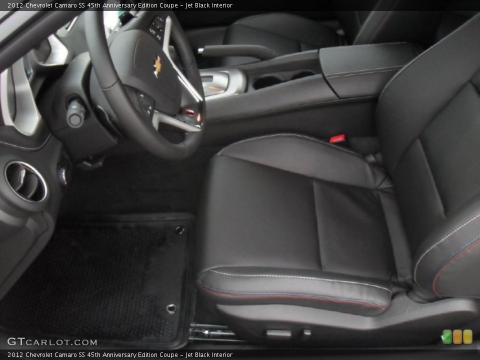 Jet Black Interior Photo for the 2012 Chevrolet Camaro SS 45th Anniversary Edition Coupe #56382502