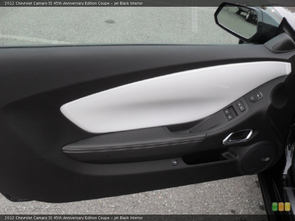 Jet Black Interior Door Panel for the 2012 Chevrolet Camaro SS 45th Anniversary Edition Coupe #56382511