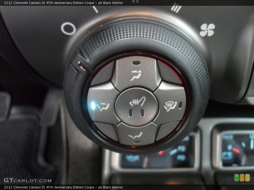 Jet Black Interior Controls for the 2012 Chevrolet Camaro SS 45th Anniversary Edition Coupe #56382538