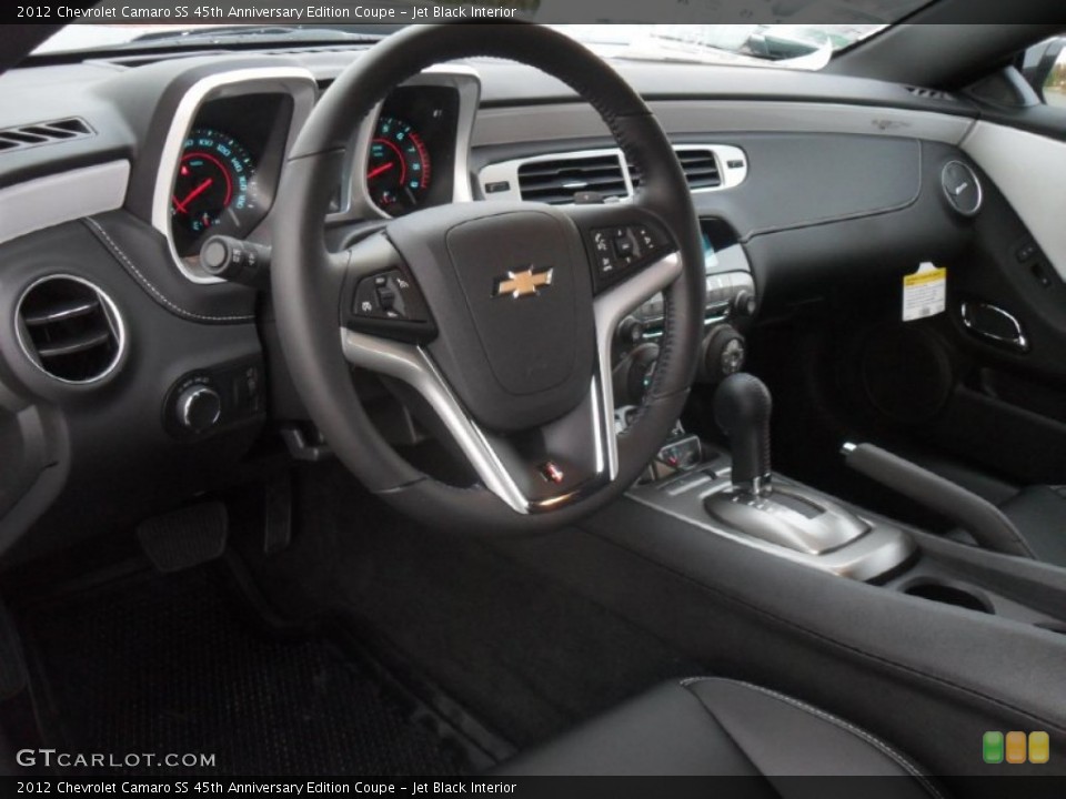 Jet Black Interior Prime Interior for the 2012 Chevrolet Camaro SS 45th Anniversary Edition Coupe #56382643
