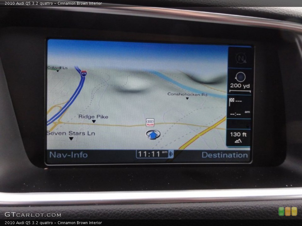 Cinnamon Brown Interior Navigation for the 2010 Audi Q5 3.2 quattro #56382742