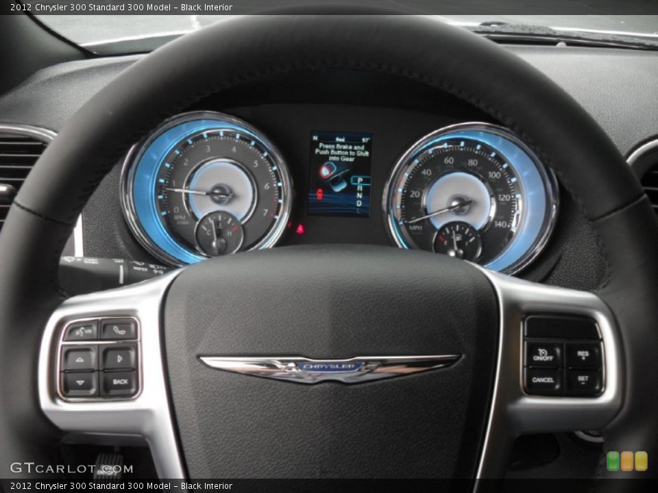 Black Interior Gauges for the 2012 Chrysler 300  #56385004