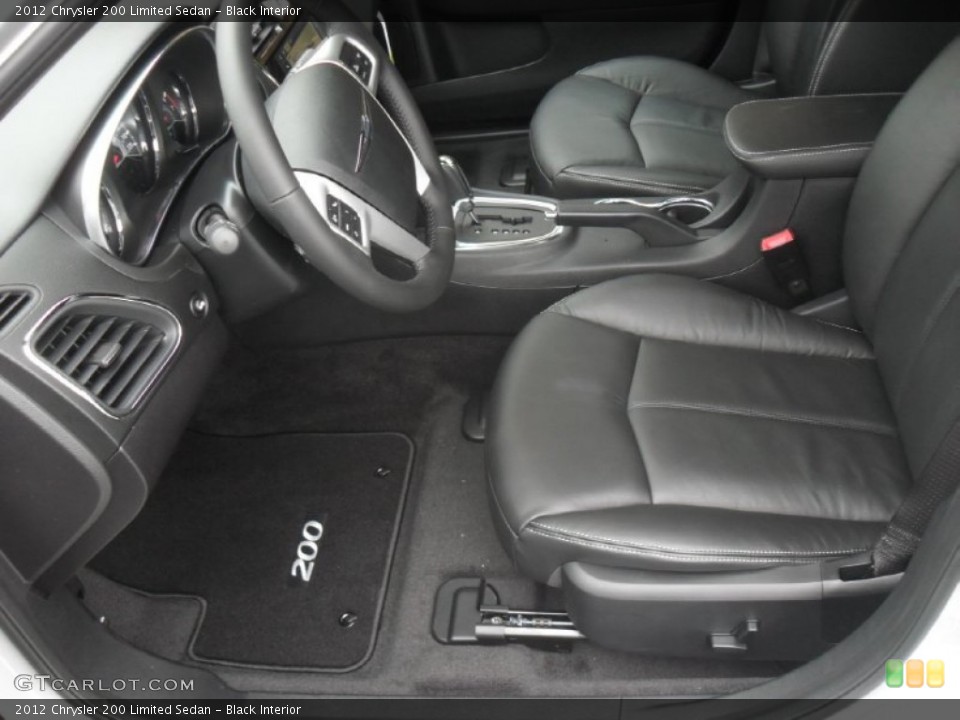 Black Interior Photo for the 2012 Chrysler 200 Limited Sedan #56385190