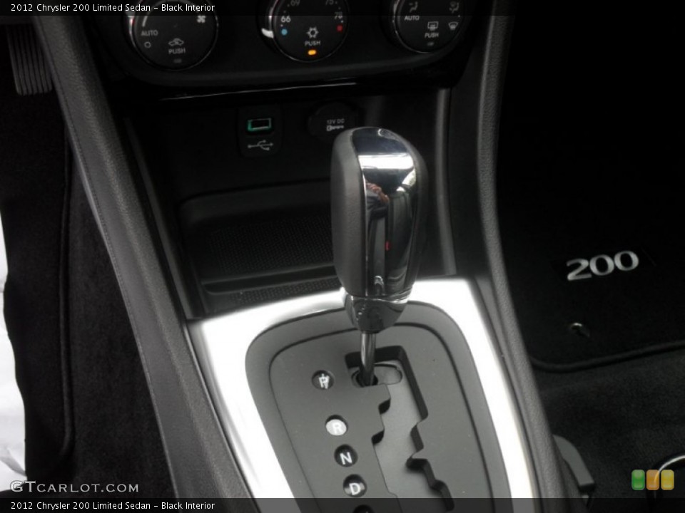 Black Interior Transmission for the 2012 Chrysler 200 Limited Sedan #56385205