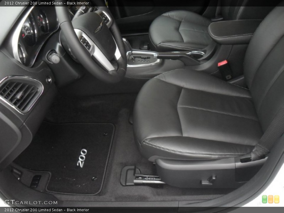 Black Interior Photo for the 2012 Chrysler 200 Limited Sedan #56385403