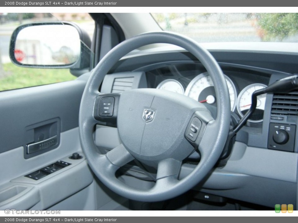 Dark/Light Slate Gray Interior Steering Wheel for the 2008 Dodge Durango SLT 4x4 #56385721