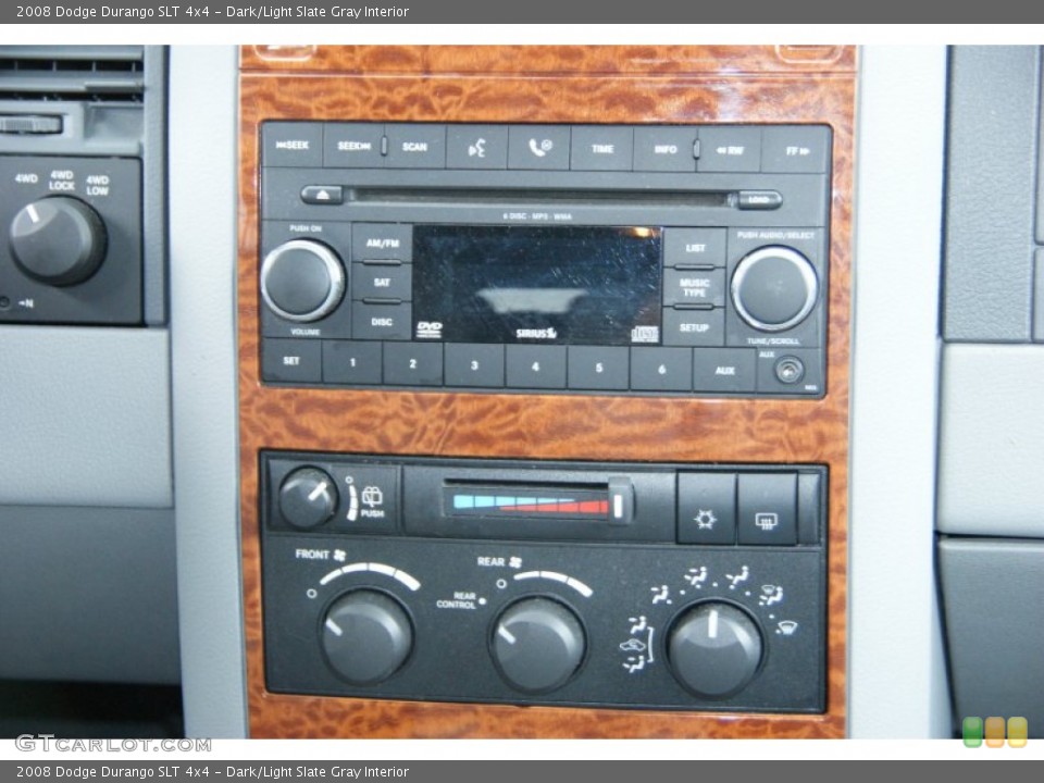 Dark/Light Slate Gray Interior Audio System for the 2008 Dodge Durango SLT 4x4 #56385739