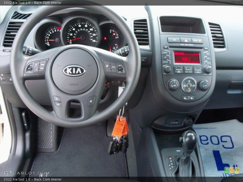 Black Cloth Interior Dashboard for the 2012 Kia Soul 1.6 #56386723