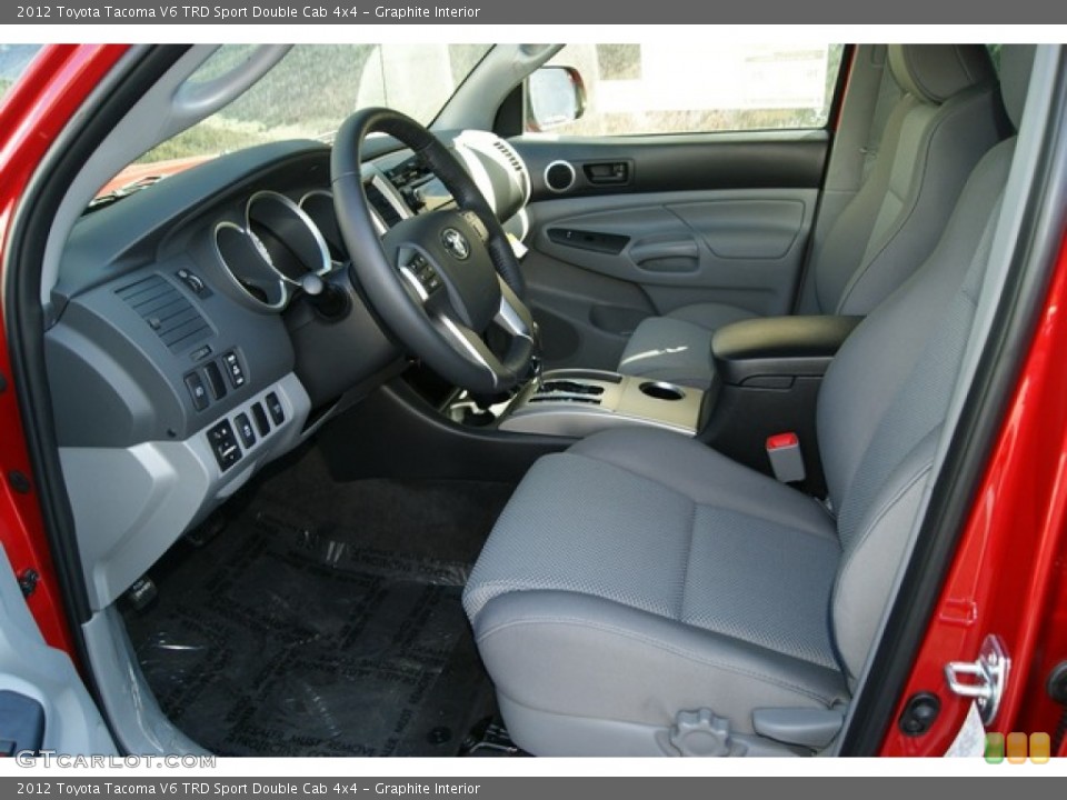 Graphite Interior Photo for the 2012 Toyota Tacoma V6 TRD Sport Double Cab 4x4 #56387236