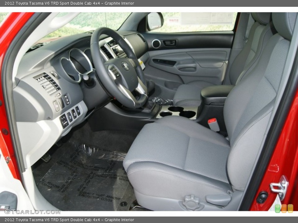Graphite Interior Photo for the 2012 Toyota Tacoma V6 TRD Sport Double Cab 4x4 #56387359